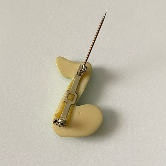 Vintage Music Note Pin / Brooch - Picture 5 of 7